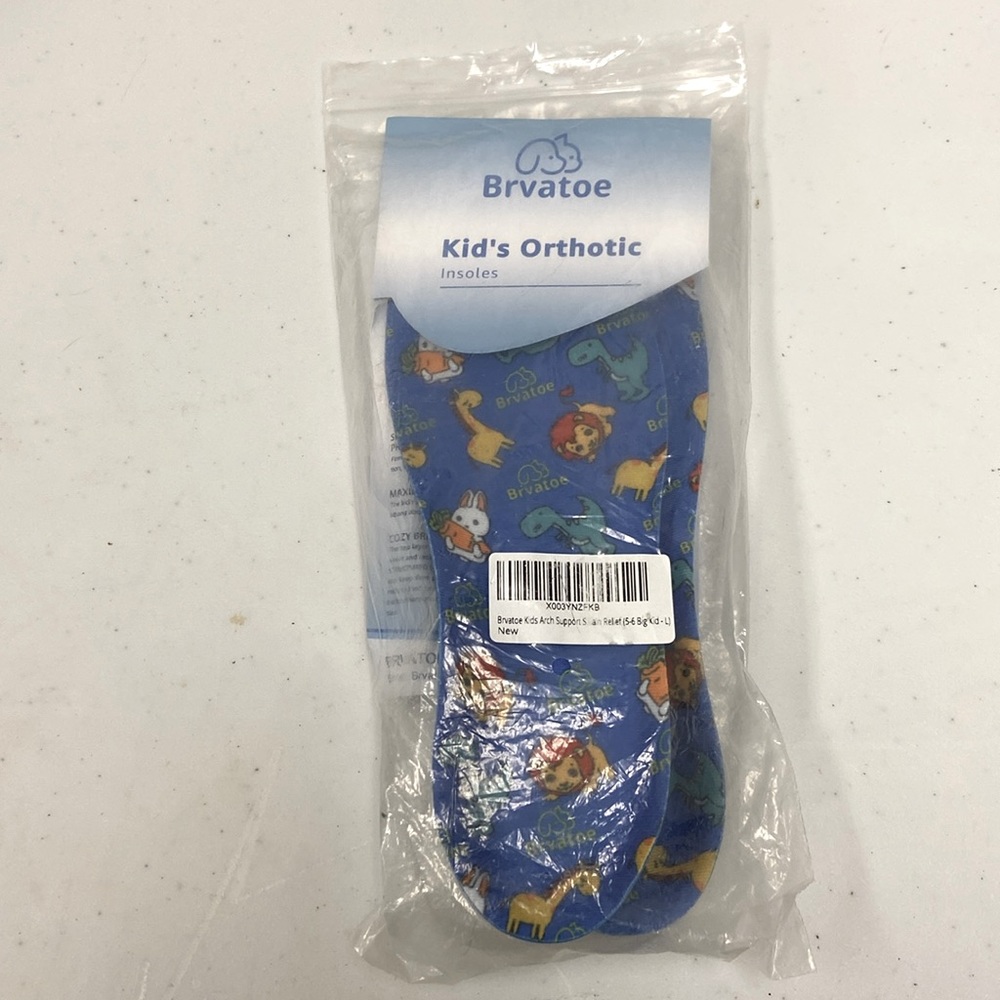 Brvatoe Kids Orthotic Arch Support Insoles.